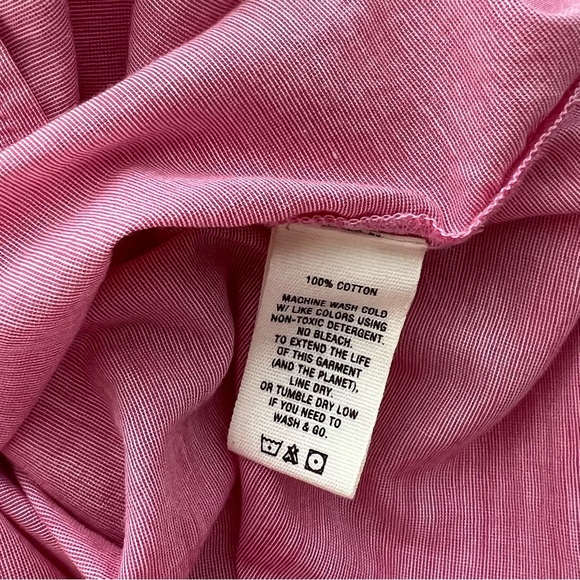 New Alex Mill Maddie Camp Shirt in Pink Size Small - Picture 7 of 9